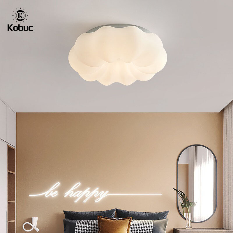 Kobucal-lámpara colgante Led de techo, iluminación moderna para dormitorio, comedor, hogar, restaurante, nubes, decorativa