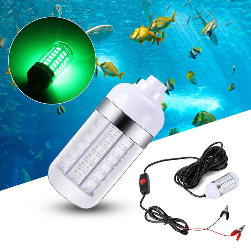 LED水中釣りライト,釣り用,12v,108 2835smd,防水IP68