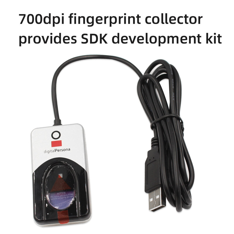 Scanner biométrique d'empreintes digitales, capteur de lecteur d'empreintes digitales USB, capteur numérique Persona U are U 4500, uru4500 API SDK gratuitement