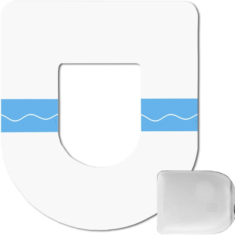 Remendos adesivos omnipod Fita transparente à prova d'água Tampas claras omnipod Overpatch, Papel pré-cortado para trás, Embalagem com 50 unidades