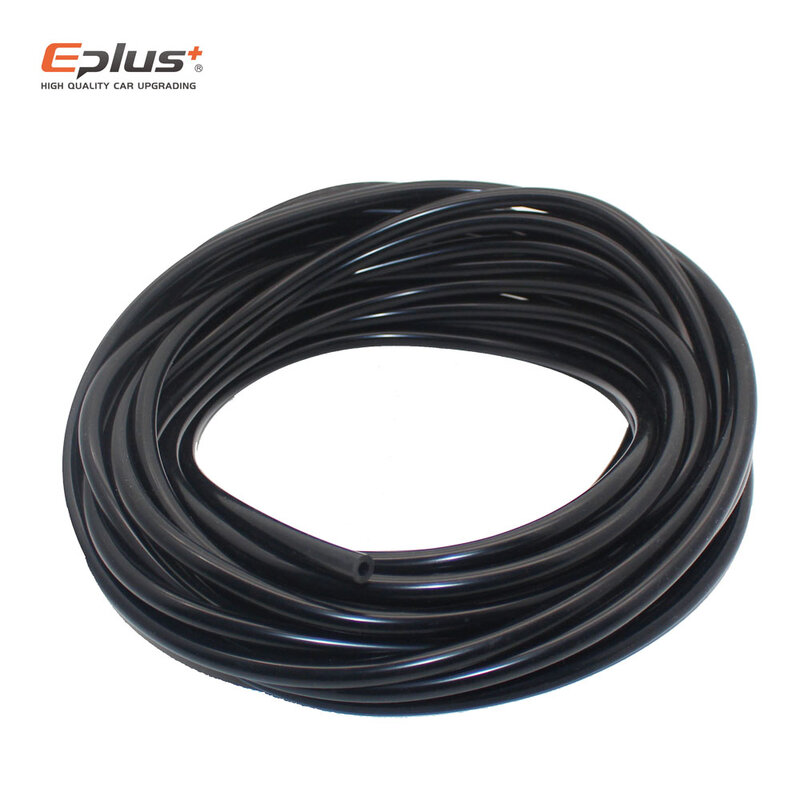 EPLUS ipertermia universale tubo flessibile in Silicone ignifugo tubo a vuoto tubo a vapore tubi dell'acqua nero 3mm 4mm 6mm 8mm