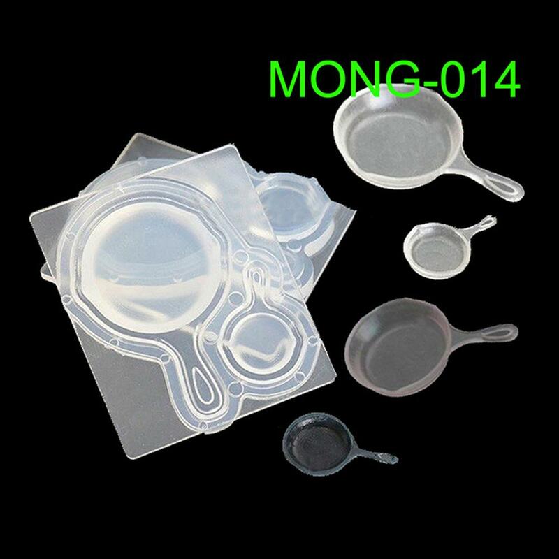 1 Set Mini Pan Pot Resin Silicone Mold Epoxy Resin Jewelry Tools Art Craft Tools DIY Necklace Accessories Jewelry Making Tools