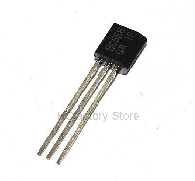 Transistor triode, 100 pièces, BC558B TO-92, BC558 TO92 558B, vente en gros, liste de distribution unique, nouveau
