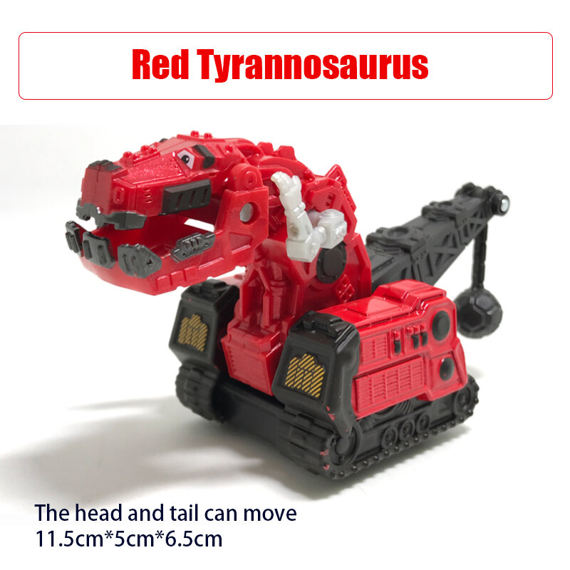 RUX RED Dinosaur Truck giocattolo dinosauro rimovibile regali per bambini giocattolo modelli di dinosauri auto per Mini modelli Dinotrux nuovo 1:64 plastica