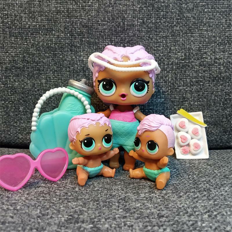 Lol sorpresa muñecas Lil Punk Boi & Lil Unicorn & Lil Luxe & Kitty Queen Gift 