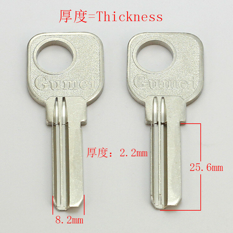 กุญแจเปล่าสำหรับประตูบ้าน B178กุญแจว่างอุปกรณ์ช่างทำกุญแจ20ชิ้น/ล็อต
