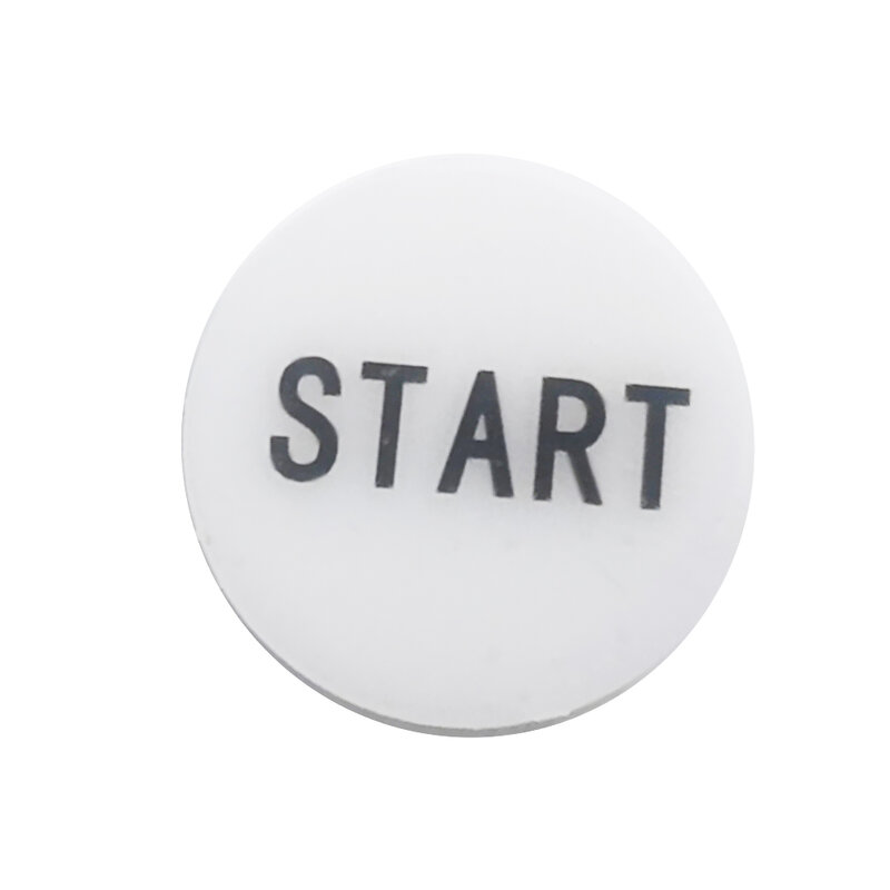 Interruptor de botón LED Psuh, cubierta integrada, 20MM, plástico redondo con logotipo, moneda, inicio, selección, pausa, Salida A, B, C, D, para juego Arcade