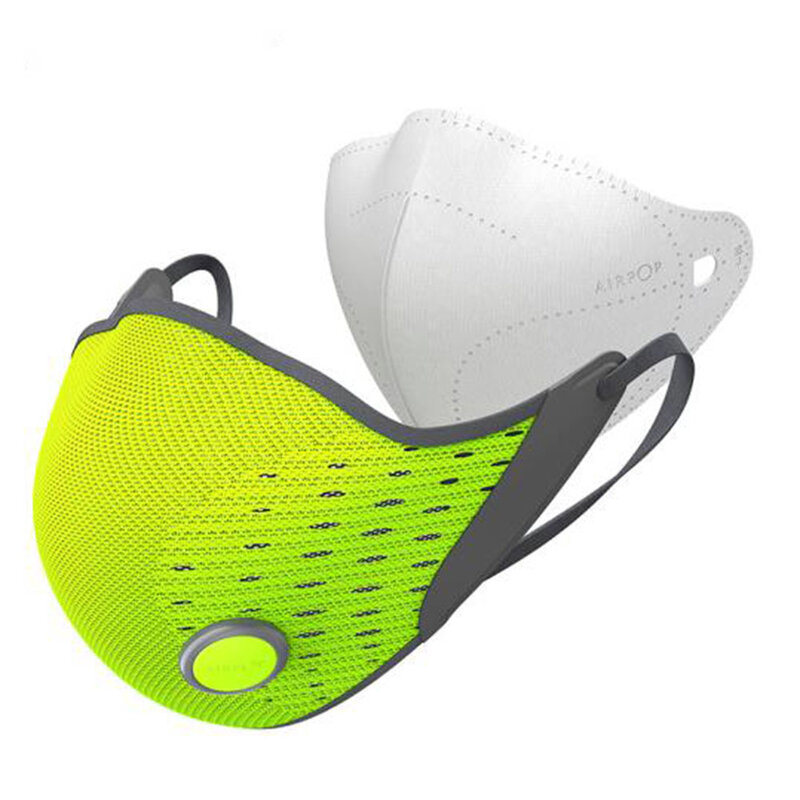 2020 moda xiaomi mi airpop face cover filtros de carbono ativado anti névoa poeira válvula respiração segurança