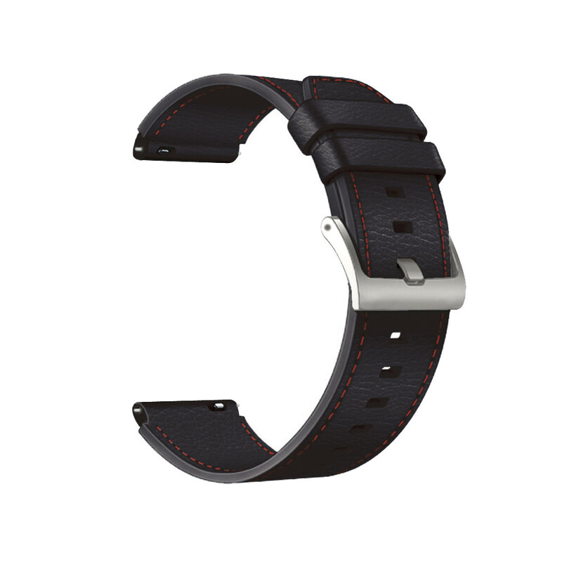 22mm pulseira de relógio couro genuíno correia substituição para huawei gt2 pro esporte relógio inteligente nova pulseira acessórios
