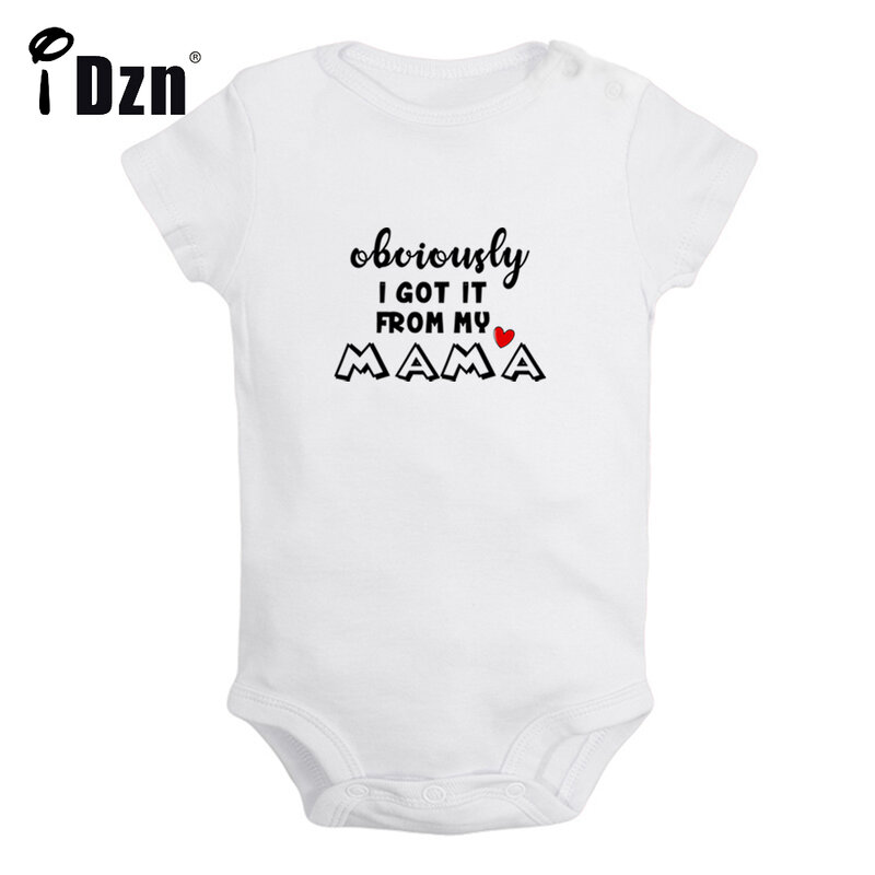 IDzn-Combinaison à manches courtes pour bébé garçon et fille, barboteuse amusante mignonne, vêtements doux, nouvelle collection