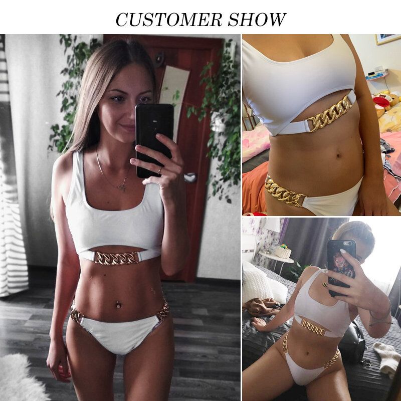 Push-up bikini set High cut bademode frauen Sexy ring badeanzug weibliche 2019 Brasilianische sommer badeanzug aushöhlen biquini neue