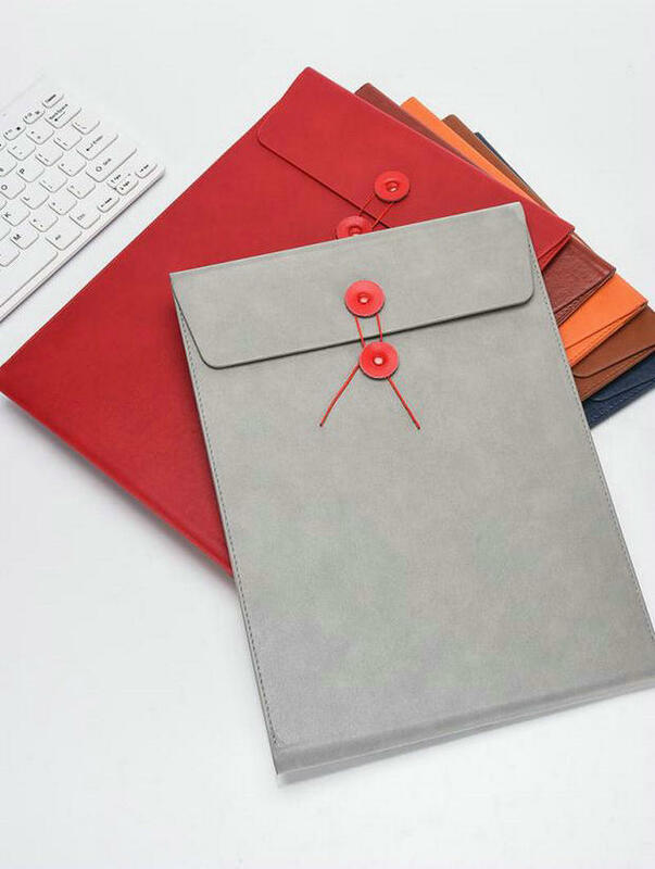 Модный офисный бумажный Органайзер A4, Сумка для документов, сумка для хранения документов с кнопками, водонепроницаемая сумка для файлов из искусственной кожи