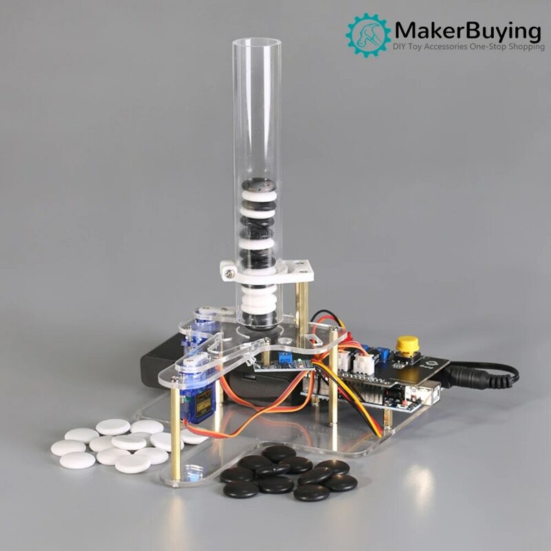 Clasificador de Color Arduino, clasificación de piezas de ajedrez en blanco y negro, kit de aprendizaje arduino, robot Educativo STEM