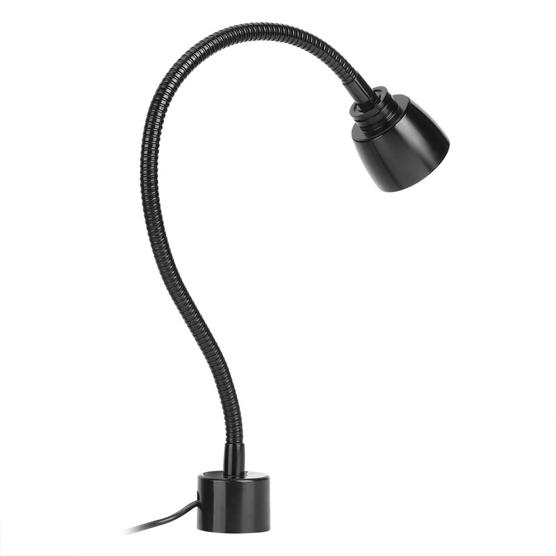 Lampe col de cygne flexible pour poinçonneuse, lampe de travail, perceuse, tour de presse, outil de tour CNC, LED réglable, 7W