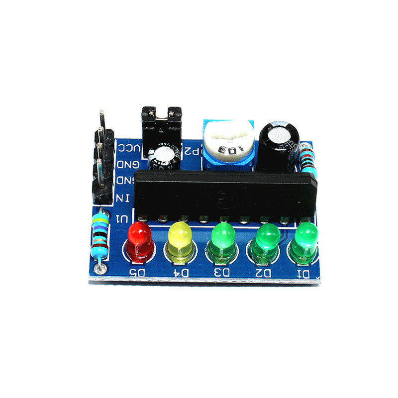 Módulo de circuito indicador de nivel KA2284, 5 puntos, alimentación LED/audio, música, módulo de pantalla de melodía