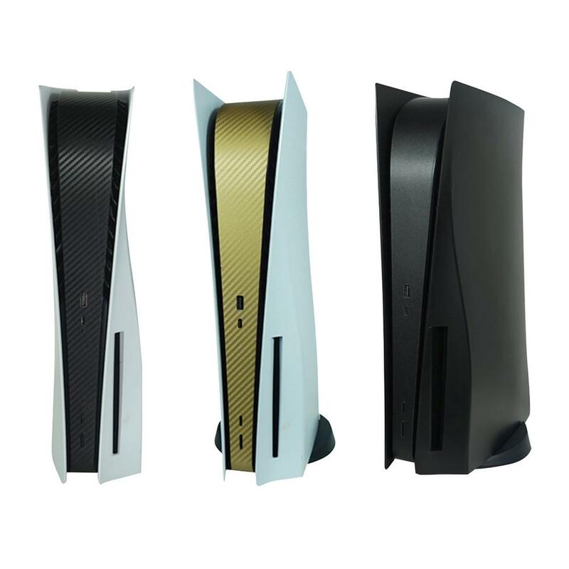 Kohlefaserhülle für Sony PS5 Konsole Disc Edition Aufkleber Abdeckung Aufkleber für das Host Center Aufkleber Spielekonsolen Zubehör