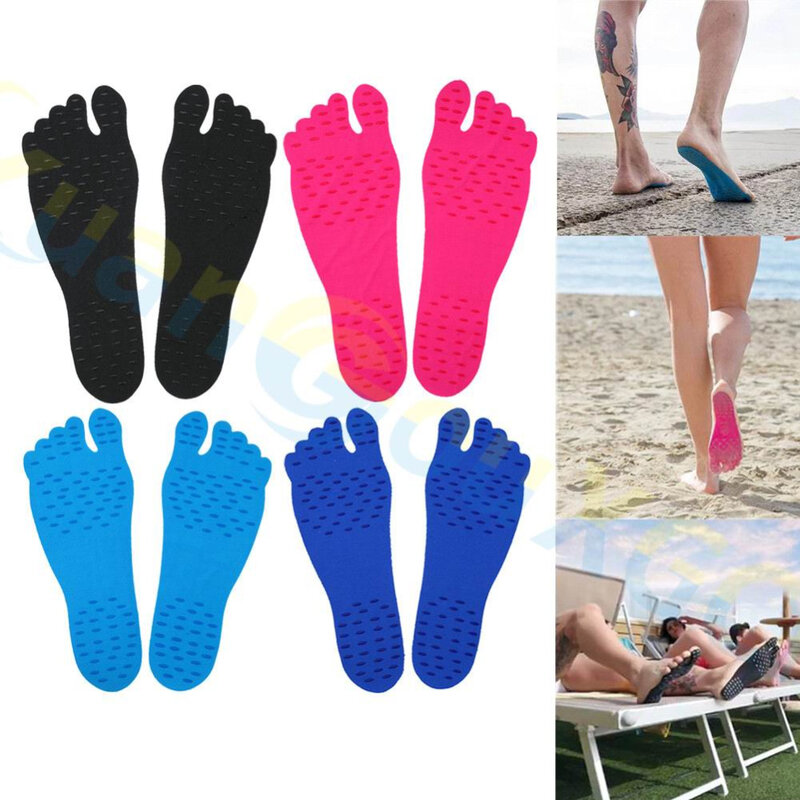 Silikon Unisex Strand Fuß Patch Pads Einlegesohlen männer Komfortable Wasserdicht Unsichtbare Anti-skid Schuhe Matten frauen Fuß Pads Patch
