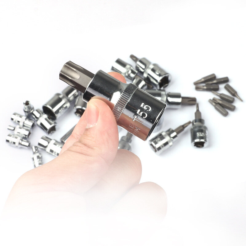 30 шт розетка набор ключей пневматический инструмент партии комплект с широкими рукавами машина разъем двигателя ключ, дюймовый стандарт же...