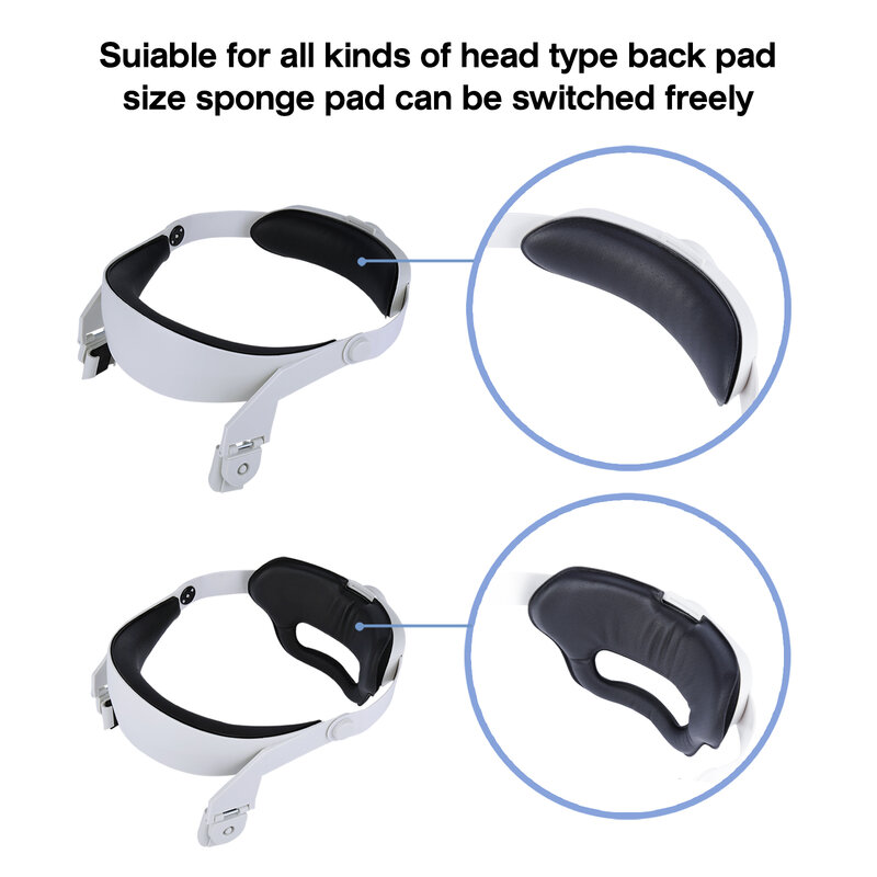 GOMRVR-accesorios para gafas de realidad virtual Oculus Quest 2, correas de fijación con combinación de auriculares, traje, versión de actualización cómoda