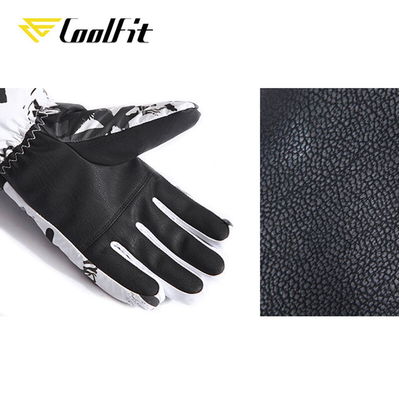 CoolFit-guantes de esquí ultraligeros para hombre y mujer, impermeables, cálidos, de invierno, para Snowboard, moto, nieve