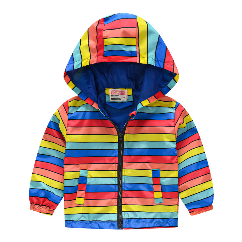2020 Kids Clothes Boys Jackets Children Hooded Zipper Windbreaker Baby Fashion Print Coat Infant Waterproof Hoodies For Child