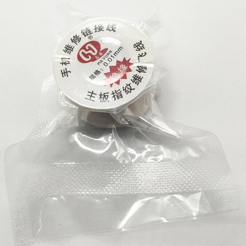 Ma yuan 0.01mm 0.02mm fio de cobre isolado, ligação em ponte reparo pcb, para placa-mãe de iphone tablet, ferramentas de reparo de soldagem pcb