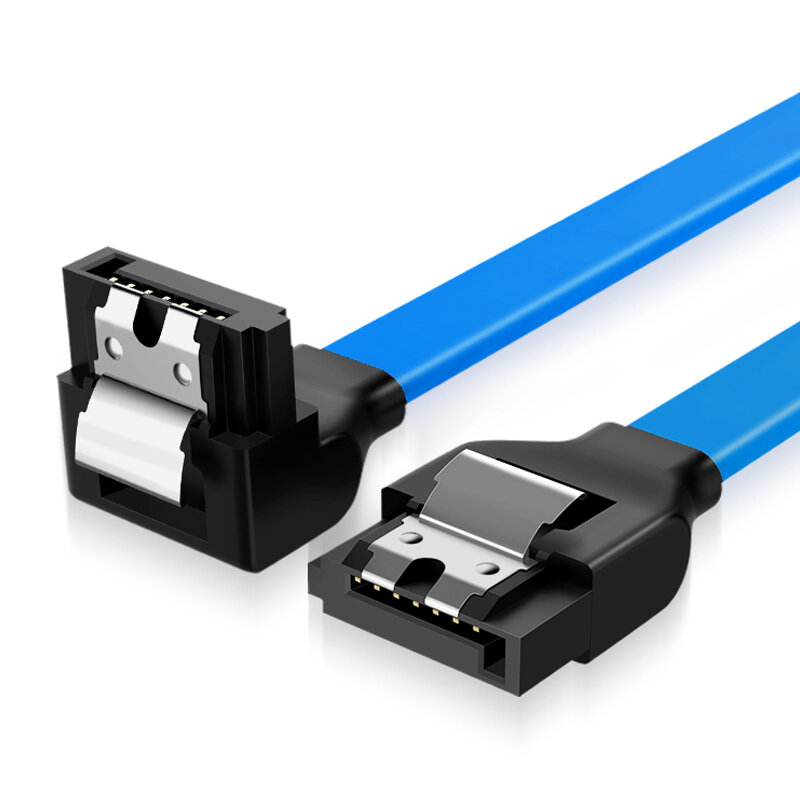 1pc Pro SATA 3.0 kabel SATA3 III 6 GB/s data kabel 50cm dla HDD dysk twardy UK Ea wysokiej jakości podwójna prosta głowica 40CM