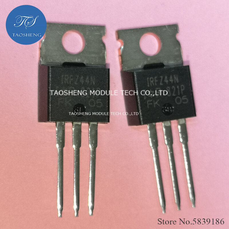 5pcs IRFZ44N IRFZ44 TO-220 IRF9Z24N N 채널 향상 모드 TrenchMOS 트랜지스터