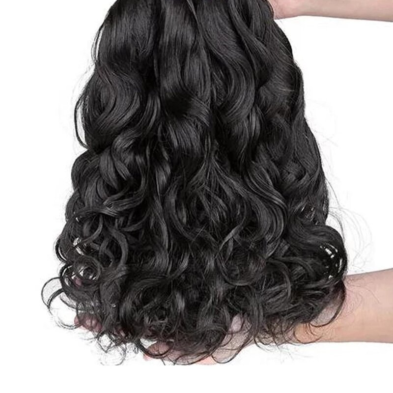 Перуанские свободные волнистые волосы оптом для женщин влажные и волнистые человеческие волосы оптом для плетения без уточных косичек удлинители пучки 1 шт./лот