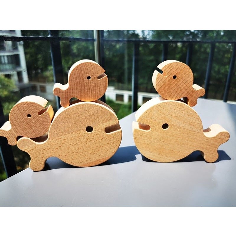 Kinder Handgemachte UnPaint Holz Peg Puppen Fische/Kinder Raw Holz Puppe Fisch Spielzeug DIY Malerei Handwerk Frühen Lernen