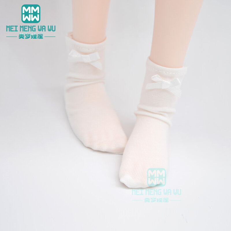 ตุ๊กตาอุปกรณ์เสริมถุงเท้าแฟชั่นหลากหลาย Multi-สีสำหรับ 1/6 1/4 1/3 BJD SD DD MSD YOSD ตุ๊กตา