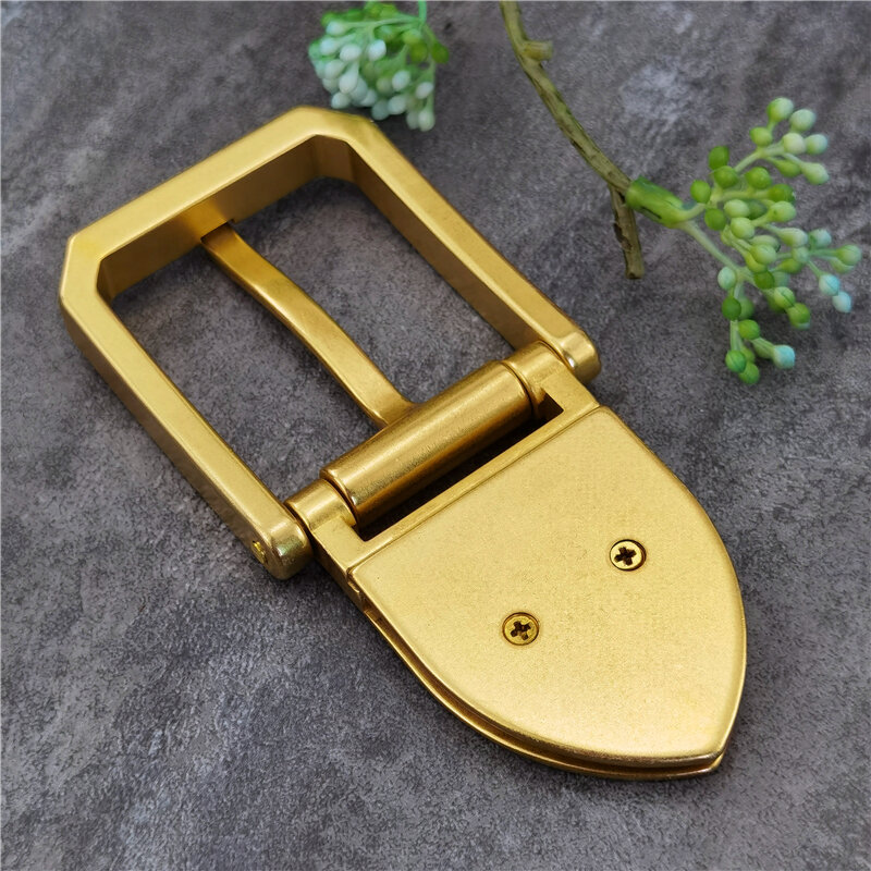 Solid Brass Belt Buckles For Men Belt Quality Pin Buckle For Belt DIY Leathercraft Belt Buckle Fit Men's Belt  BK0131
