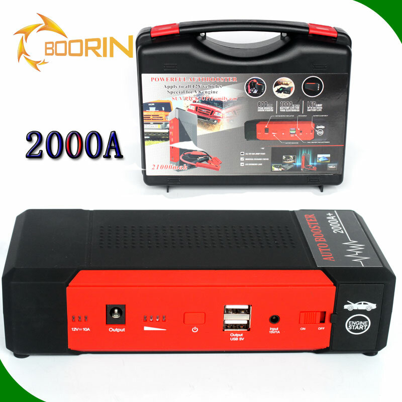 new Power supply Mini auto emergency jump starter 16800mah 24000mah tool baterry kit 12v 24v power generator bank car  start