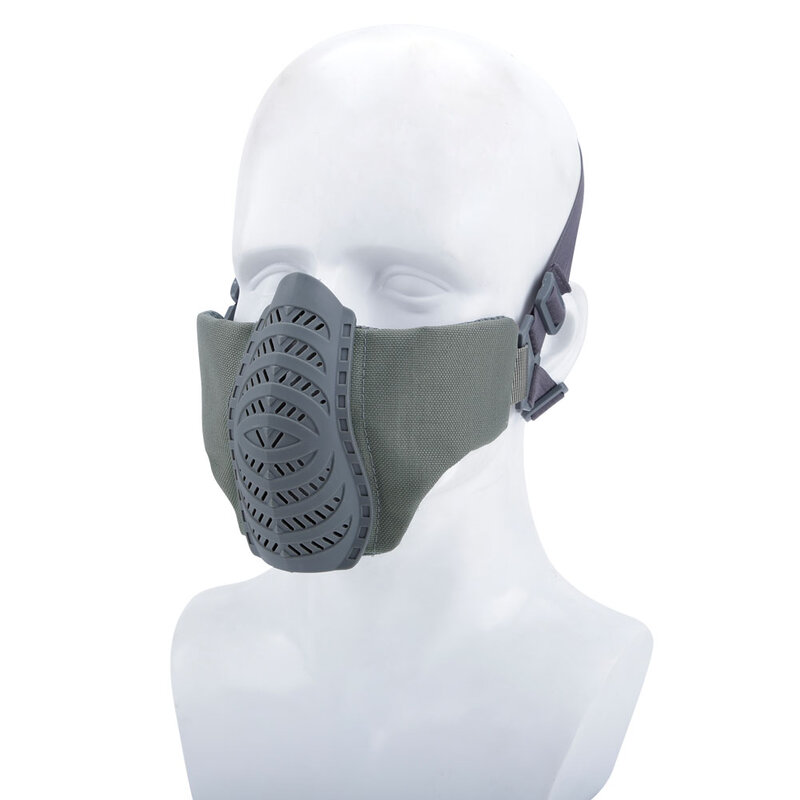Masque de Paintball CS pour jeu de guerre en plein air, demi-masque tactique militaire en TPU pour Airsoft, pour la chasse et le tir, nouveau