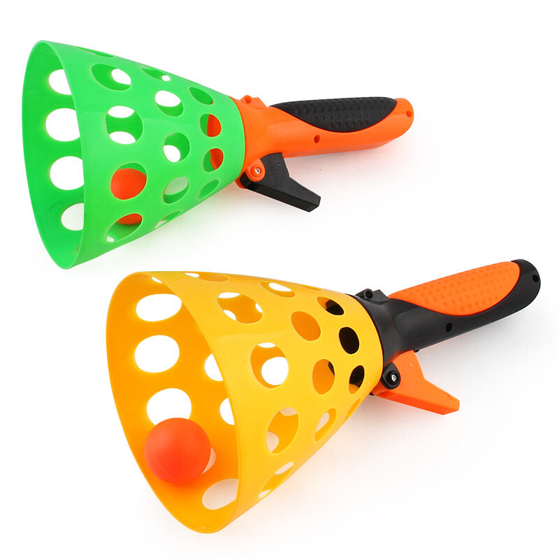 Kids Throwing and Catching Ball Toys Indoor Outdoor Fun Sports Game for Kids Parent-child Interactive Catch Ball Toy 1 Pair