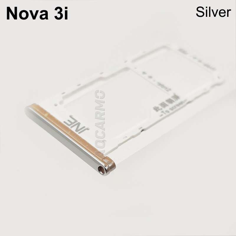 Aocarmo Für Huawei Nova 3i SD MicroSD Halter Nano Sim Karten-behälter Slot Ersatz Teil