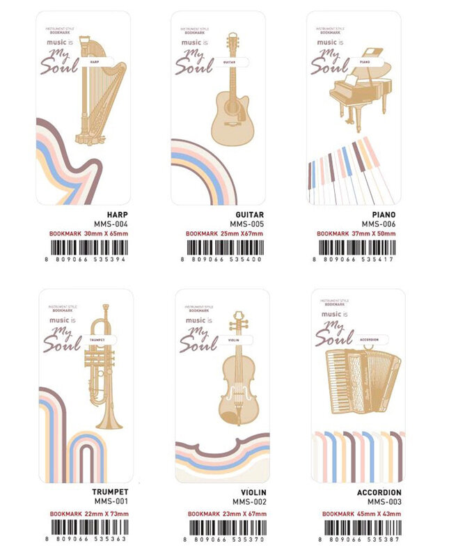 1Pcs Metal Musical Viool Piano Bladwijzer Met Lanyard Kantoor School Briefpapier Boek Marks
