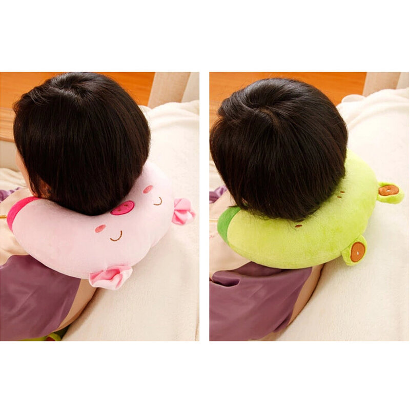 9สี Soft U-ตุ๊กตาผ้า Sleep คอป้องกันหมอนสำนักงานหมอนน่ารักหมอนท่องเที่ยวสำหรับเด็ก/ผู้ใหญ่