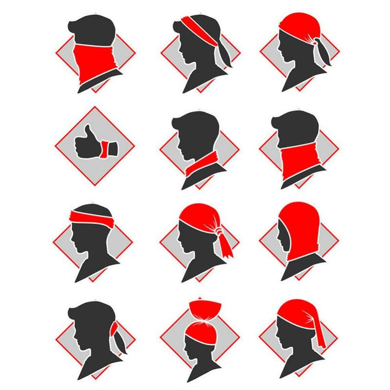 2021 Unisex Kopftuch Winddicht Frauen Reine Farbe Radfahren Kopf Wrap Bandana Schal Headwear Warmen Einfach zu tragen für Radfahren Liebhaber