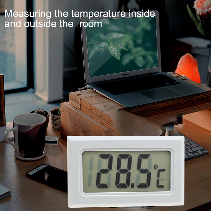 Termómetro Digital Mini LCD medidor de pantalla frigoríficos congeladores enfriadores para acuario Mini 1M 2M instrumento de sonda 1 Uds