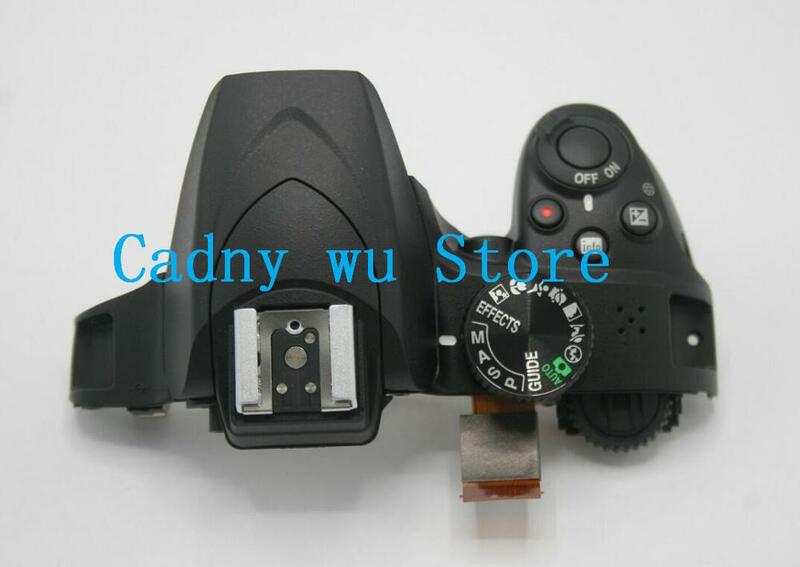Nowość w przypadku Nikon D3400 górna pokrywa z przyciskiem Flex Cable jednostka wymiany kamery część naprawcza