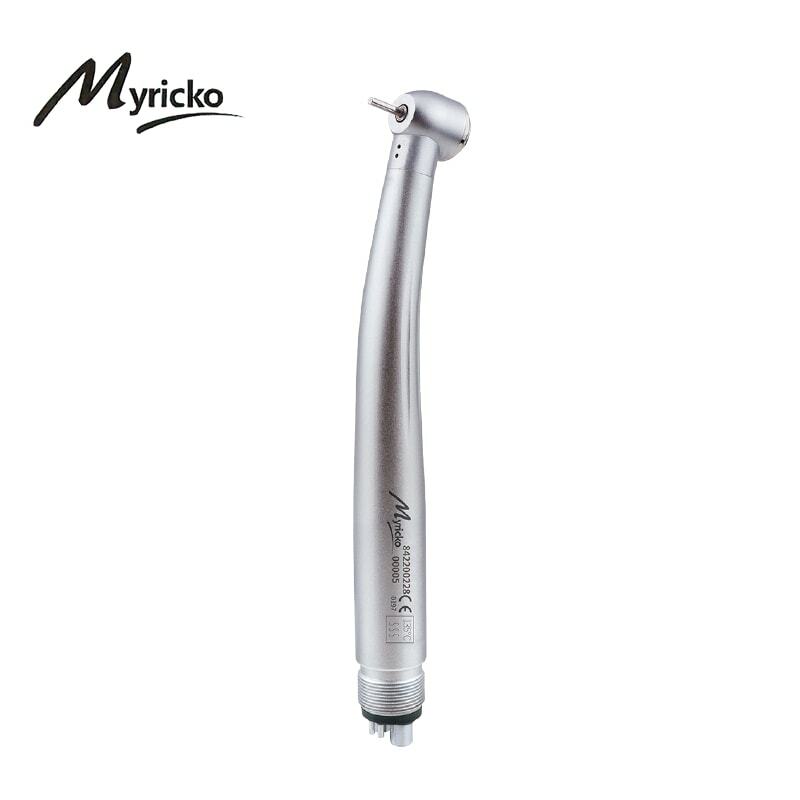 Myriko LED 치과 고속 핸드피스, 싱글, 트리플 워터 스프레이, 2/4 구멍, 표준 헤드 푸시 버튼, 치과 의사 장비 도구