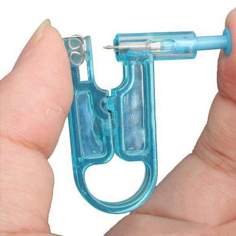 Kit per Piercing all'orecchio monouso disinfettare l'orecchino di sicurezza Piercer Machine Studs Nose CLip Body Jewelry Piercing Tools