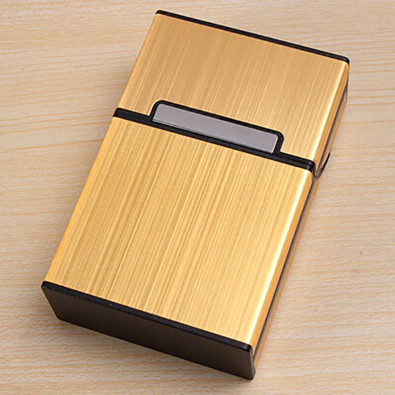 Étui à Cigarettes en aluminium, 1 pièce, porte-Cigarette, boîte de poche, conteneur de rangement, boîte cadeau, offre spéciale