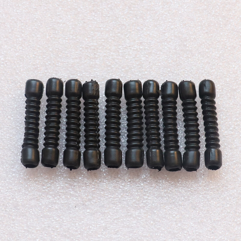 10pcs/Lot 45mm M6 Rubber Dust Cover Cap for Motorcycle Brake Cable Inner Diameter 6mm