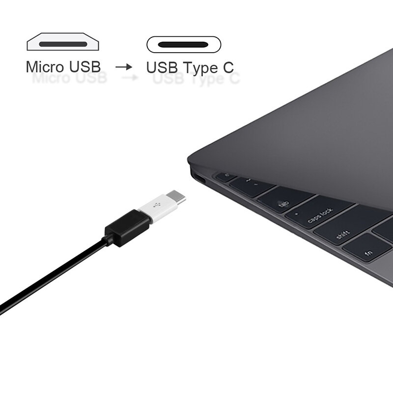 USB Type C อะแดปเตอร์ OTG USB USB-C ชาย Micro USB Type-C หญิงแปลงสำหรับ Macbook Samsung s20 USBC OTG Connector