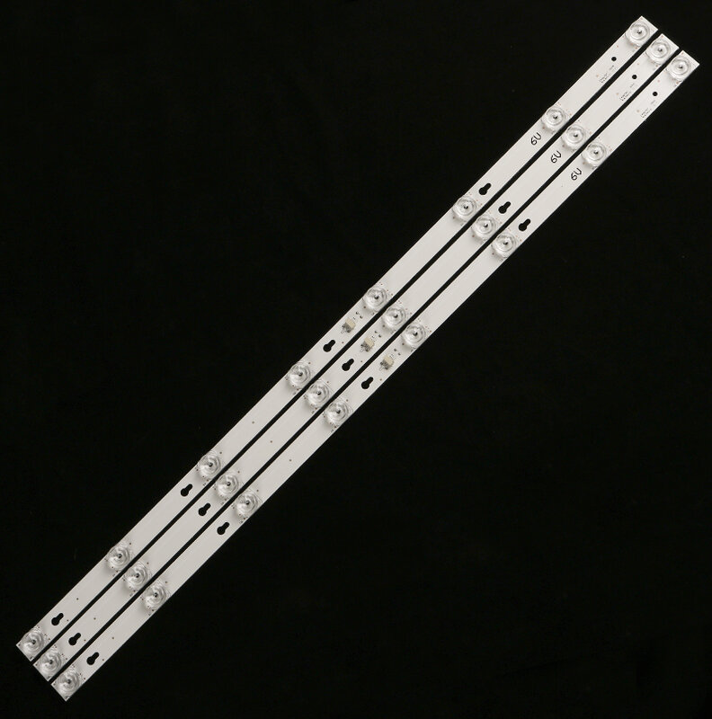 Barra de luz tcl com 3 barras de luz para refletores com comprimento total de 69cm