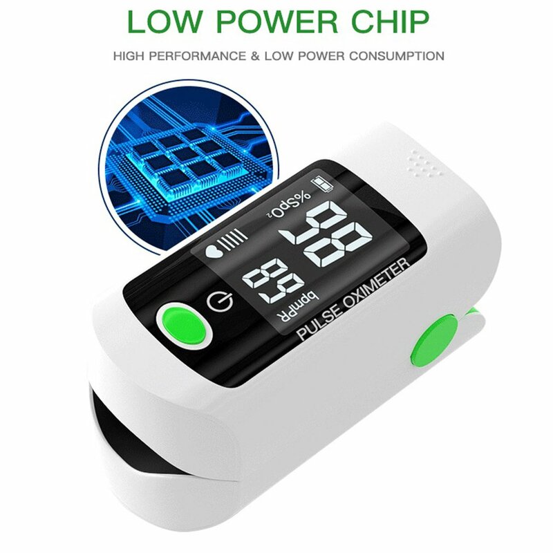 Oxímetro Digital de pulso con Clip para dedo, medidor portátil de oxígeno en sangre LCD/TFT para dedo, oxímetro de salud, oxímetro de pulso para dedo