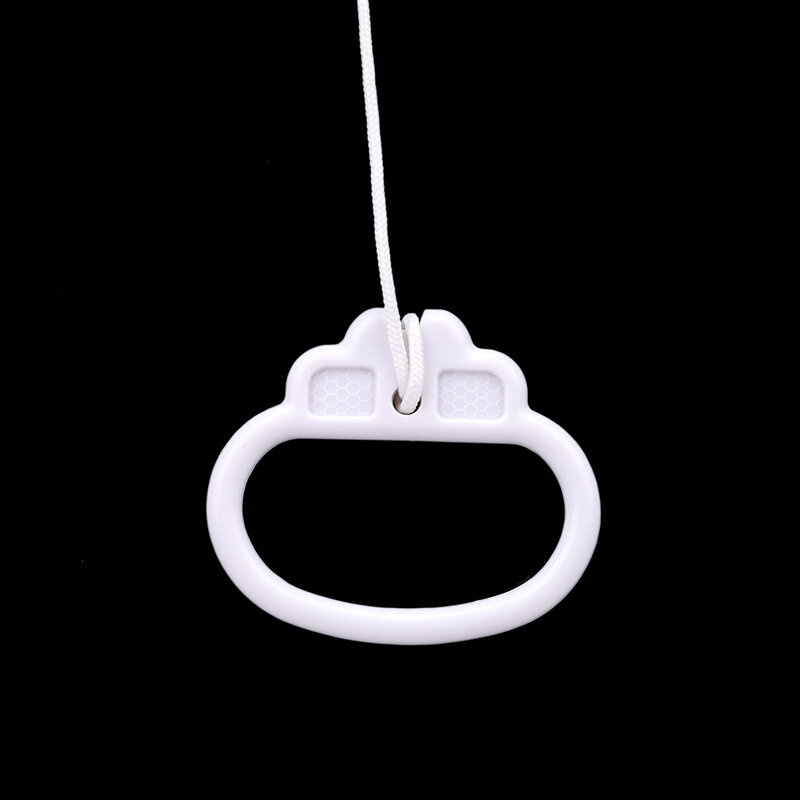 Kołatka pozytywka biały plastik ABS Pull String Clockwork Cord Music Box niemowlę dzieci dzwonek do łóżka grzechotka grzechotki dla dzieci
