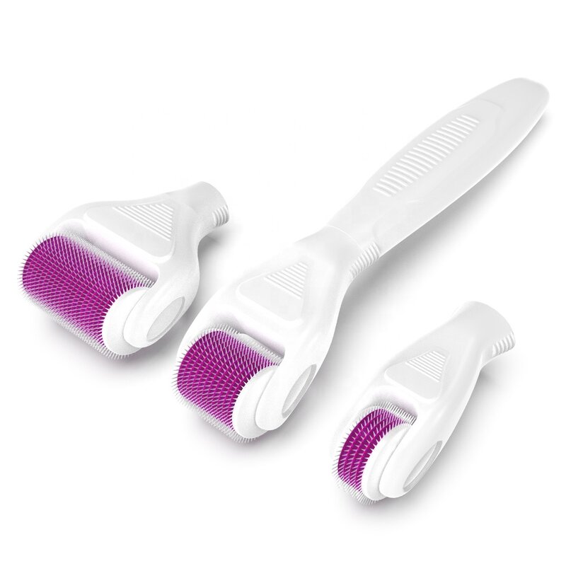 DRS 4in1 Multifunktionale Micro Nadel Derma Roll Gerät Medizinische Nadeln Derma Roller Set für Hautpflege 0,5 1,0 1,5mm 4 in 1 Ce